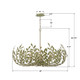 Broche 12 Light Chandelier (569-CT)