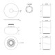 Pillar Glass Ball and Felt Disk (PIL-ACCGB-GR)