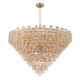 Crystorama - ADD-329-AG-AM - 40 Light Chandelier - Addis - Aged Brass