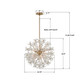Adley Six Light Chandelier (ADL-506-AG-CL)