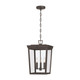 Crystorama - BEL-A8065-TZ - Three Light Outdoor Pendant - Belmont - Twilight Bronze