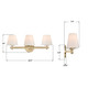 Colton Three Light Bath (COL-203-VG)