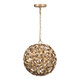 Cora One Light Chandelier (COR-7105-SG)