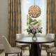 Cora One Light Chandelier (COR-7105-SG)