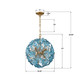 Esme Six Light Chandelier (ESM-4005-AG-BL)
