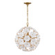 Esme Six Light Chandelier (ESM-4005-AG-WH)