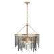 Gemma Seven Light Chandelier (GEM-7004-MG-SS)