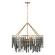Gemma Nine Light Chandelier (GEM-7005-MG-SS)