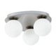 Eglo USA - 207115A - LED Flush Mount - Castrovido - Brushed Nickel