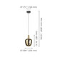 Fruitera LED Pendant (390464A)