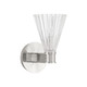 Lotus One Light Wall Sconce (LOT-701-PN)