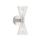 Crystorama - LOT-702-PN - Two Light Wall Sconce - Lotus - Polished Nickel
