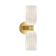 Crystorama - LOT-712-LG - Two Light Wall Sconce - Lotus - Luxe Gold