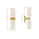 Lotus Two Light Wall Sconce (LOT-712-LG)