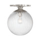 Orly One Light Semi Flush Mount (ORY-1003-PN-CL)