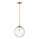 Orly One Light Pendant (ORY-1007-AG-CL)