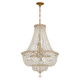 Roslyn Nine Light Chandelier (ROS-A1009-AG-CL-MWP)