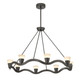 Crystorama - VNC-6508-NB - LED Chandelier - Vance - Bronze Noir