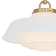 Xander One Light Pendant (XAN-8006-VG-WH)