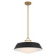 Crystorama - XAN-8009-VG-MK - Three Light Pendant - Xander - Vibrant Gold