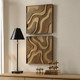Golden Terrain Wall Decor Set/2 (03502)