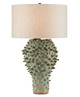 Currey and Company - 6000-0744 - One Light Table Lamp - Sea Urchin Collection - Sunken Green