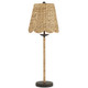 Currey and Company - 6000-0902 - One Light Table Lamp - Annabelle Collection - Natural/Molé Black