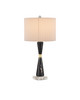 Currey and Company - 6000-0903 - One Light Table Lamp - Edelmar Collection - Natural/Natural Brass/Clear