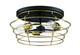 Thatcher Three Light Flushmount (50683-FBSB)