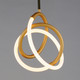 Mobius LED Mini Pendant (E25092-01BKGLD)