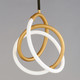Mobius LED Mini Pendant (E25092-01BKGLD)