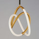 Mobius LED Mini Pendant (E25092-01BKGLD)