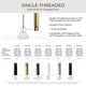 Downrod Ceiling Fan Downrod (C2604-009)