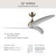 Nirra 52" Ceiling Fan (P250126-177)