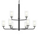 Mack Nine Light Chandelier (P400478-31M)