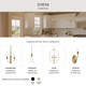 Jheni Three Light Foyer Pendant (P500512-191)