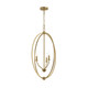 Progress Lighting - P500513-191 - Three Light Foyer Pendant - Jheni - Brushed Gold