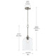 Ilia One Light Pendant (P500514-009)
