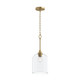 Progress Lighting - P500514-191 - One Light Pendant - Ilia - Brushed Gold