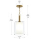 Mack One Light Pendant (P500515-191)