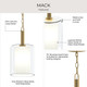 Mack One Light Pendant (P500515-191)