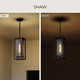 Shaw One Light Outdoor Pendant (P550148-031)