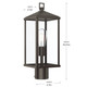 Cantley One Light Outdoor Post Mount (P540114-020)