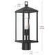 Cantley One Light Outdoor Post Mount (P540114-31M)