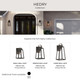 Hedry One Light Outdoor Wall Mount (P560401-020)