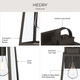 Hedry One Light Outdoor Wall Mount (P560403-020)