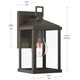 Cantley One Light Outdoor Wall Mount (P560404-020)