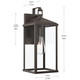 Cantley One Light Outdoor Wall Mount (P560406-020)