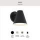 Mik One Light Outdoor Wall Mount (P560408-31M)