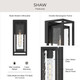 Shaw One Light Outdoor Wall Mount (P560410-031)